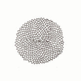 Chilewich Predded Dahlia Mat Gunmetal